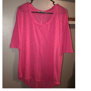 Maurice’s hot pink tunic top